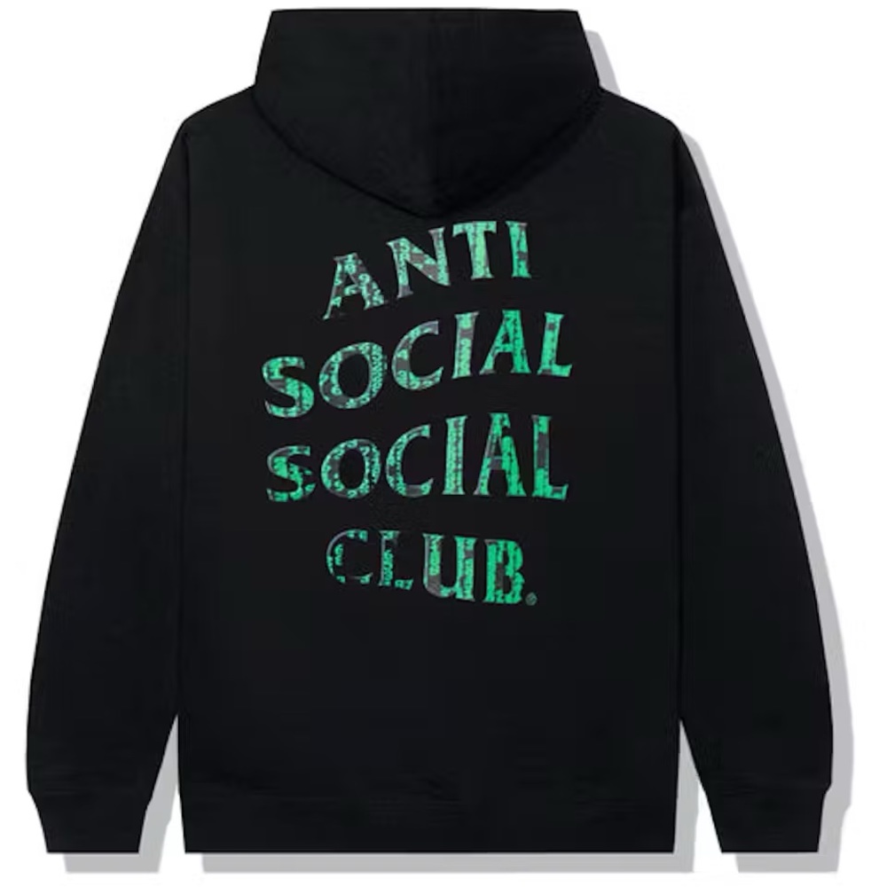 Anti Social Social Club Glitch Black Hoodie